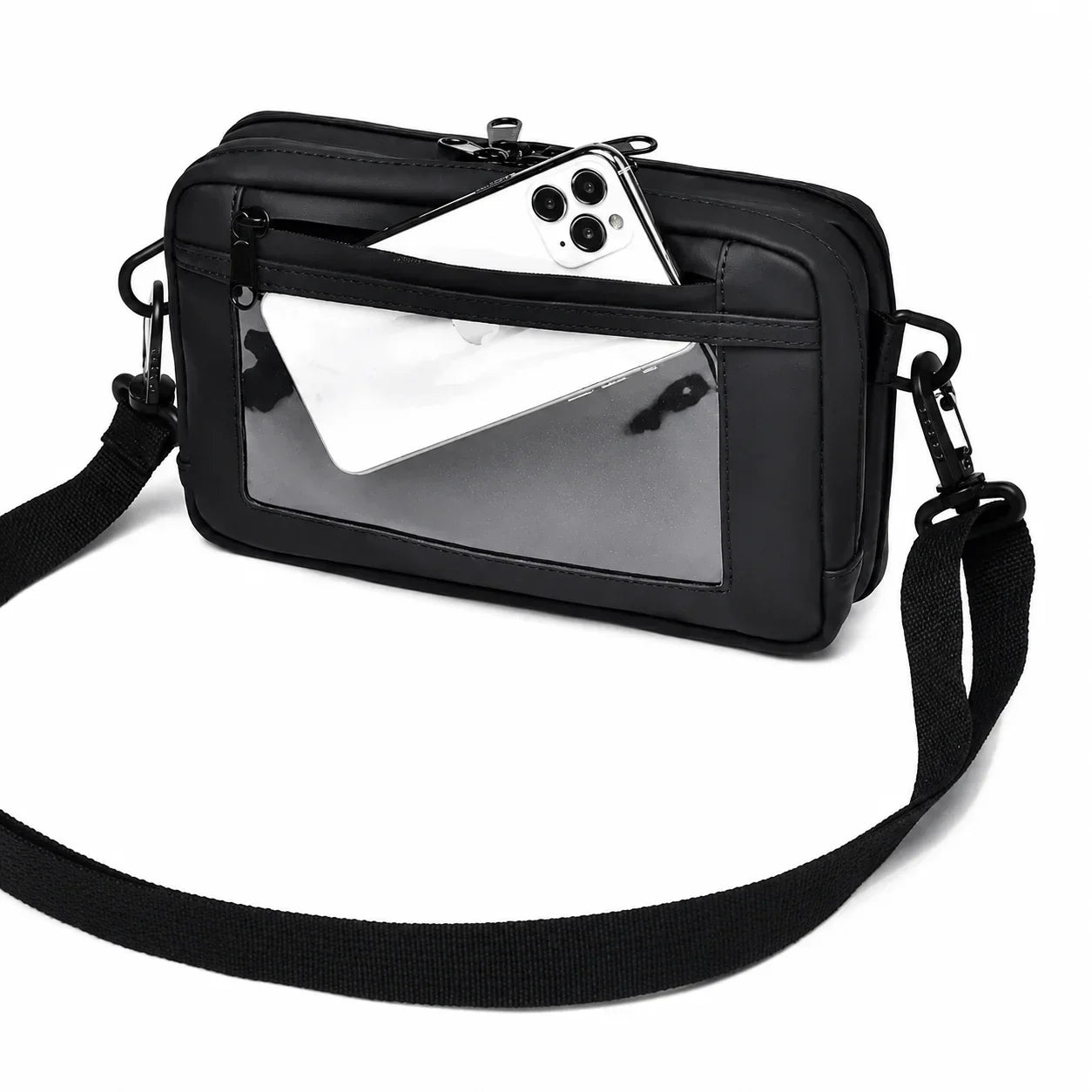 Men’s Crossbody Bag - Water-Resistant Touchscreen Pocket