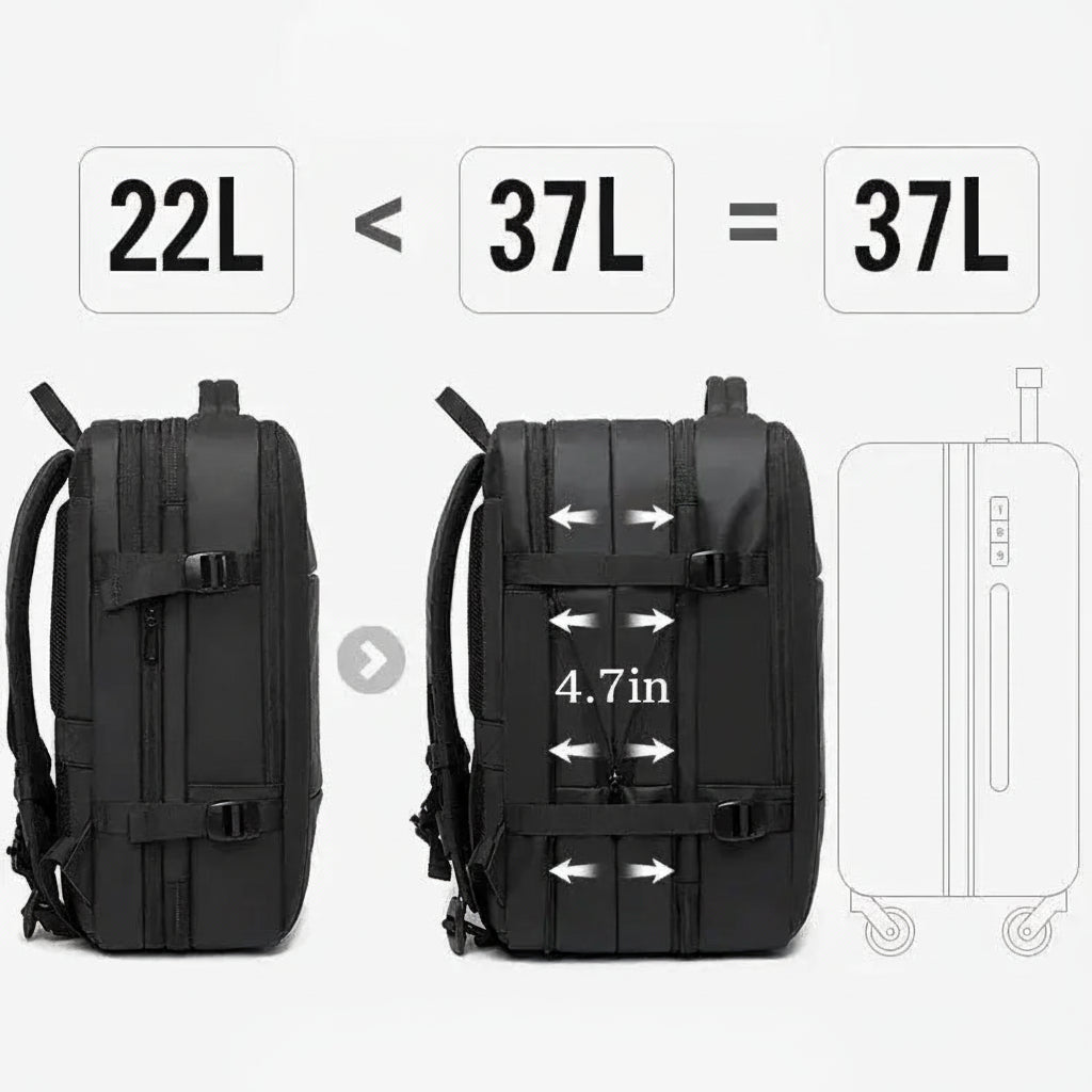 Sac à dos cabine extensible