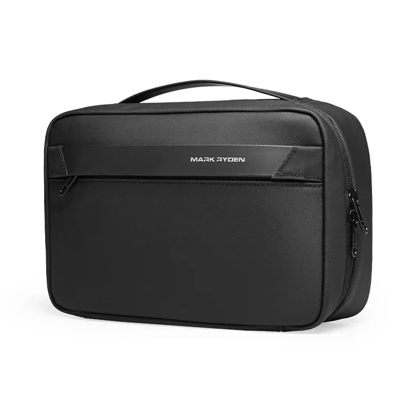 Men’s Hanging Toiletry Bag - Multi-Compartment Travel Bag - Black