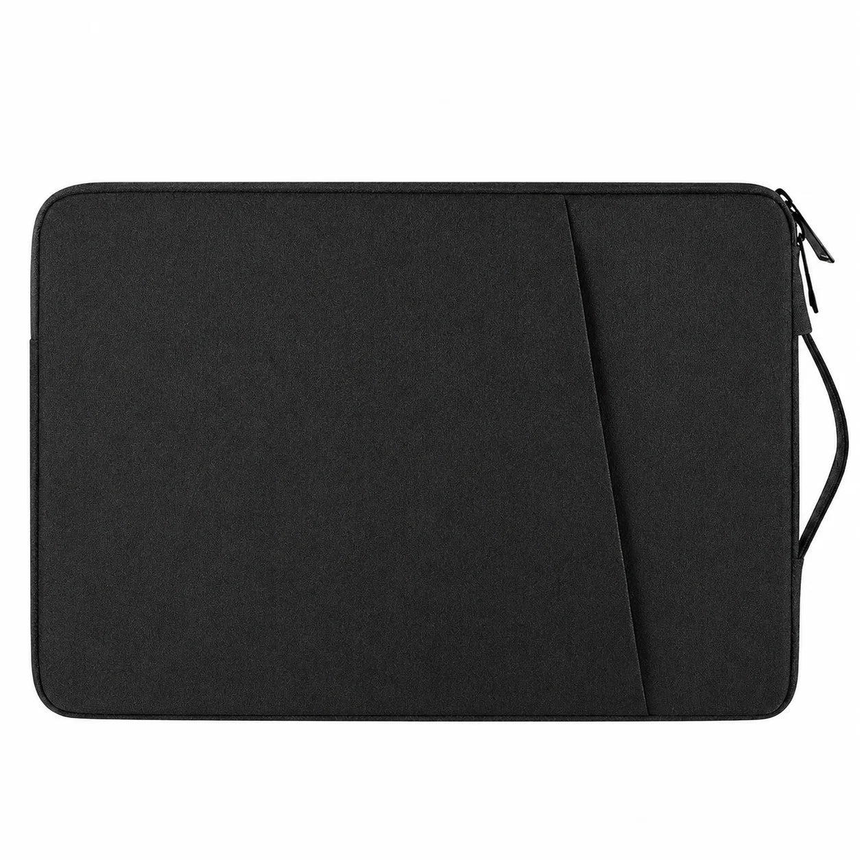 Men’s Padded Laptop Sleeve with Handle & Front Pocket - Black / 13.3’’