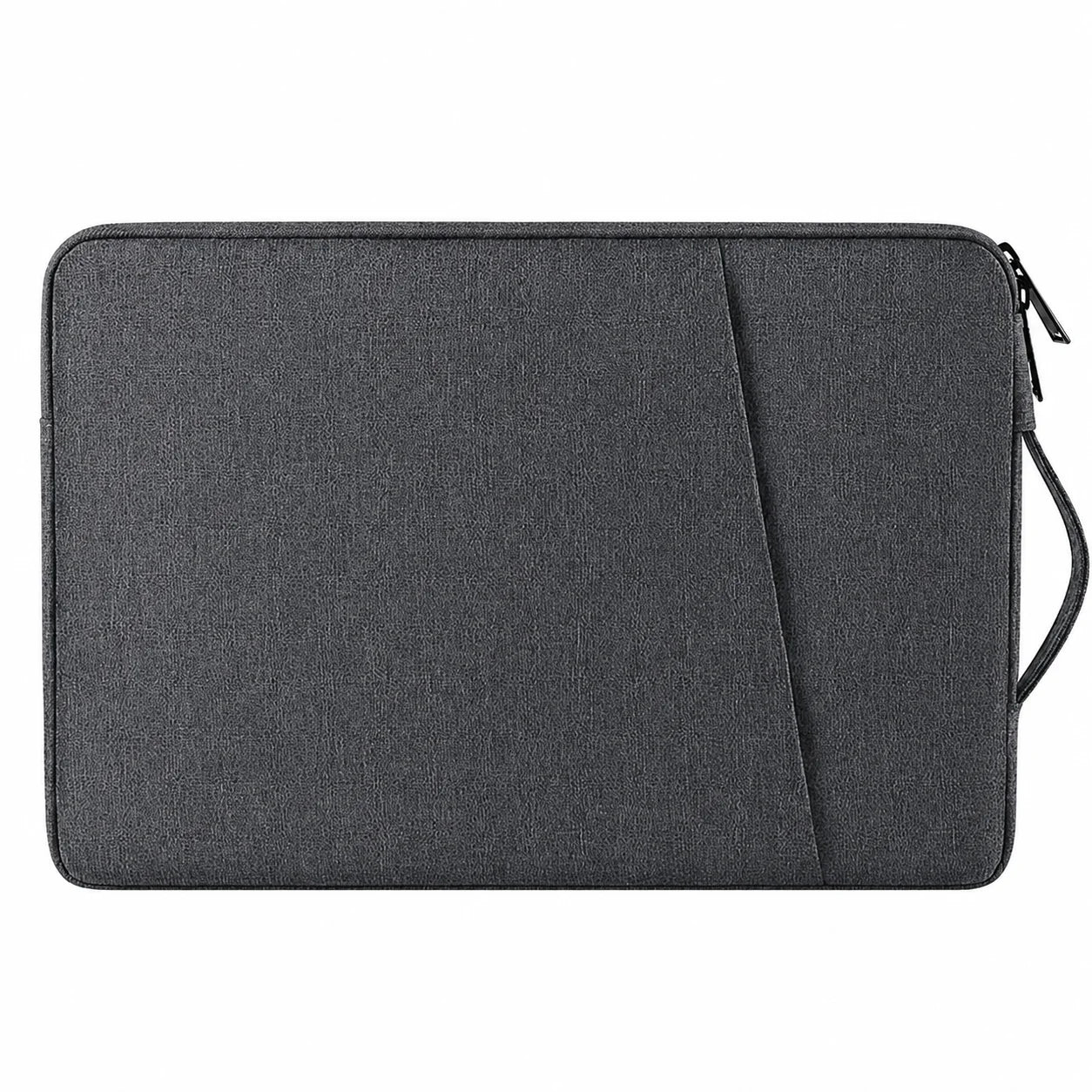 Men’s Padded Laptop Sleeve with Handle & Front Pocket - Dark gray / 13.3’’
