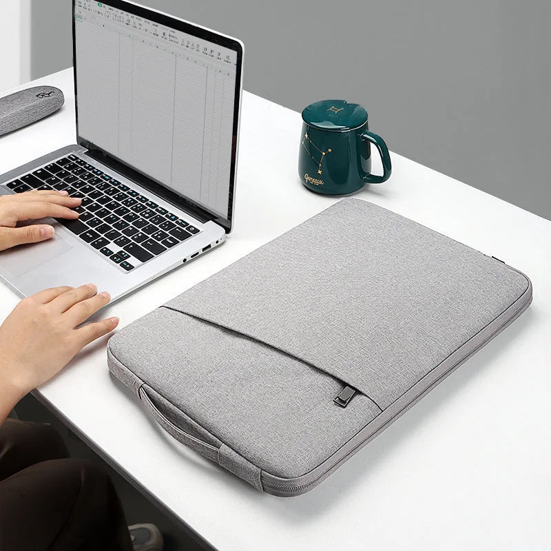 Men’s Padded Laptop Sleeve with Handle & Front Pocket