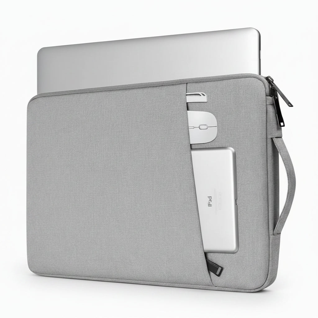 Men’s Padded Laptop Sleeve with Handle & Front Pocket