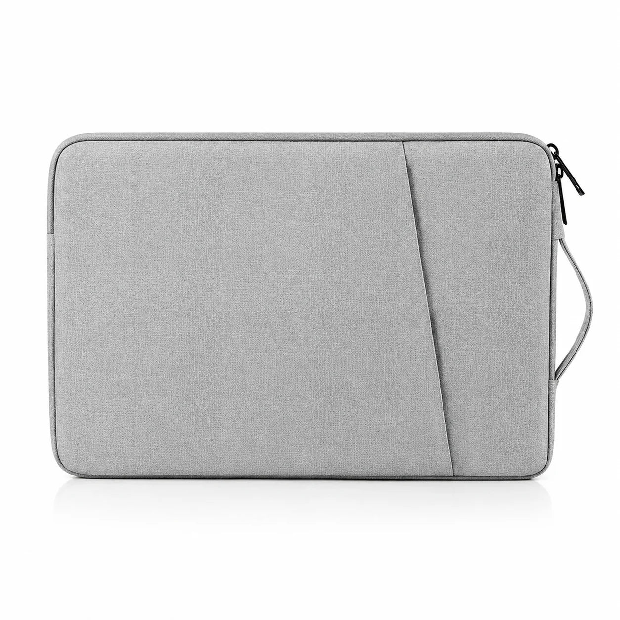 Men’s Padded Laptop Sleeve with Handle & Front Pocket - Gray / 13.3’’