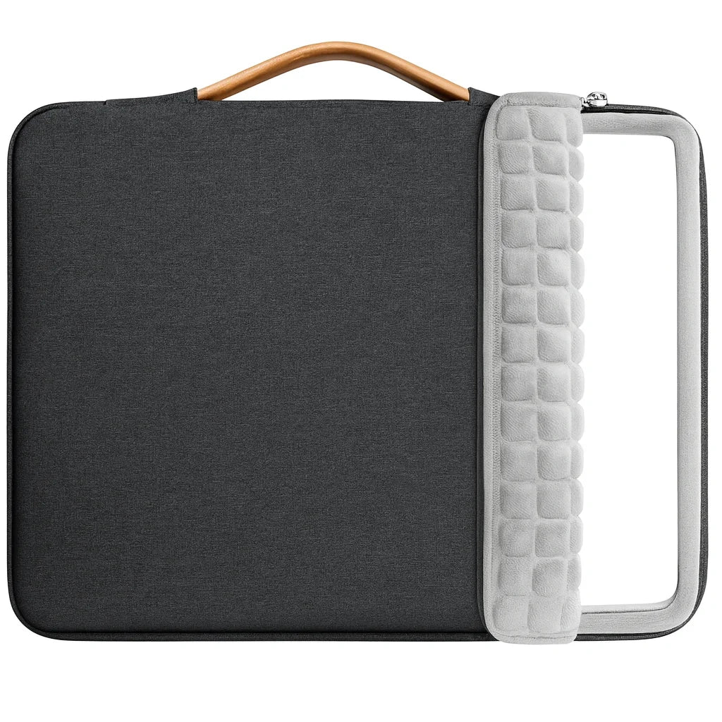 Men’s Laptop Sleeve - Padded Case with Quilted Handle