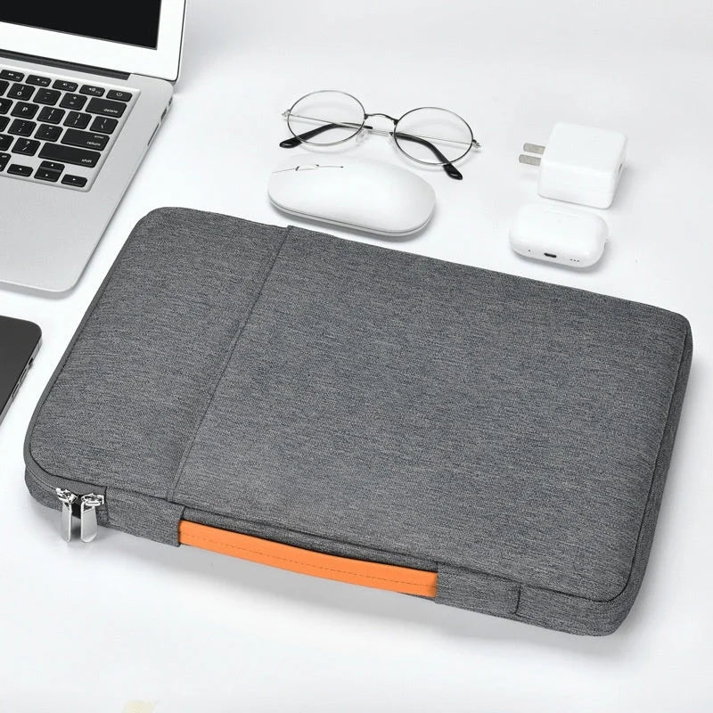 Men’s Laptop Sleeve - Padded Case with Quilted Handle