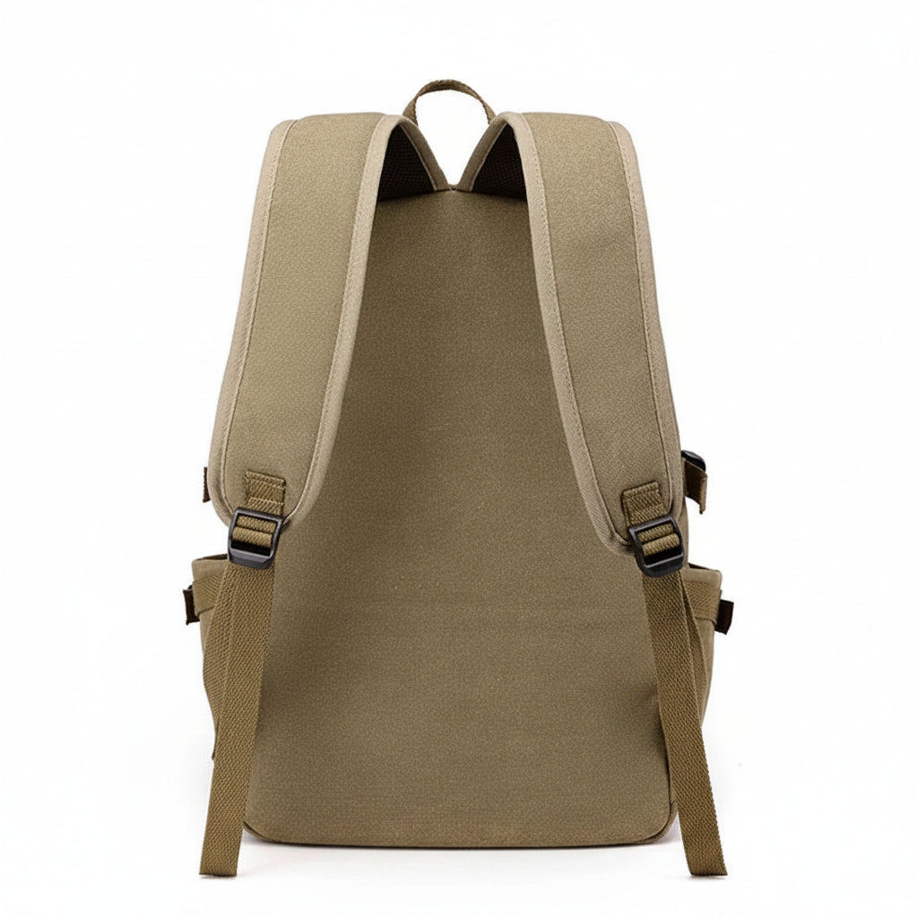 Men’s Canvas Backpack - Side Pocket 18L Daypack