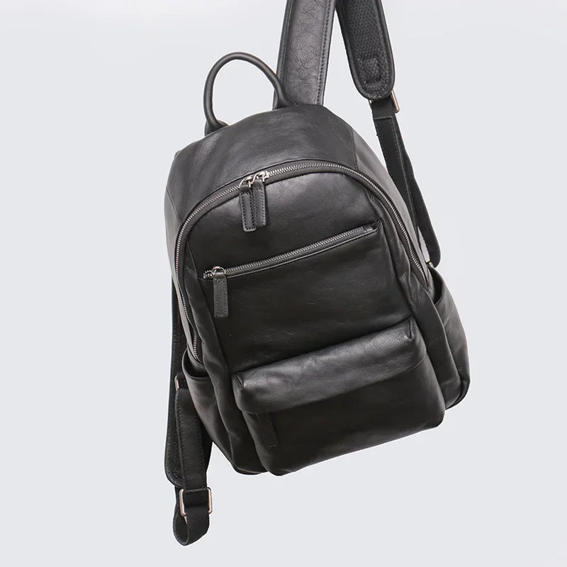Men’s Leather Backpack - 13’’ Laptop Commuter Bag