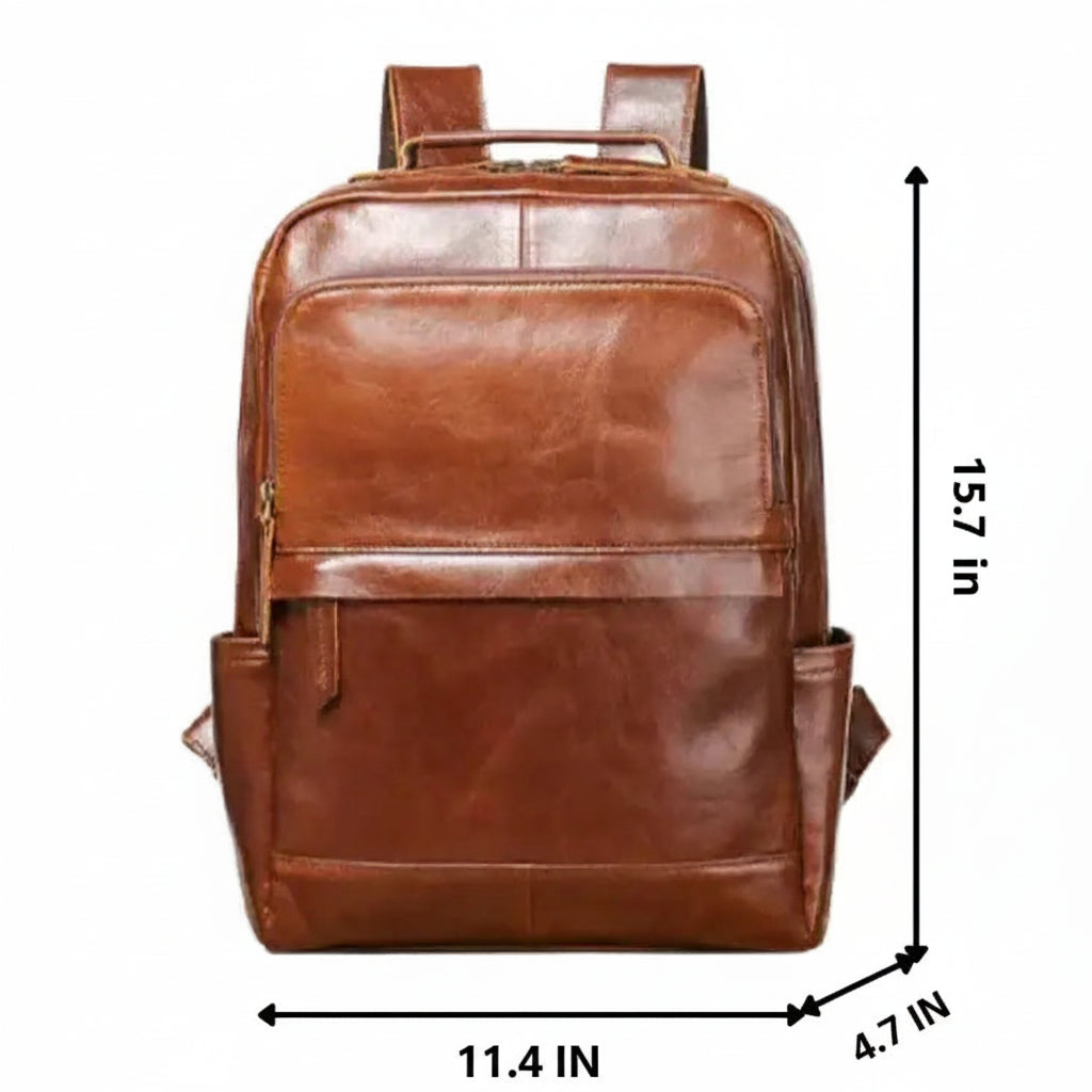 Men’s Leather Backpack – 15 Inch Work & Daily Carry Pack