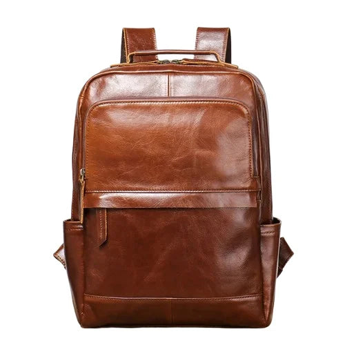 Men's Leather Backpack 15
