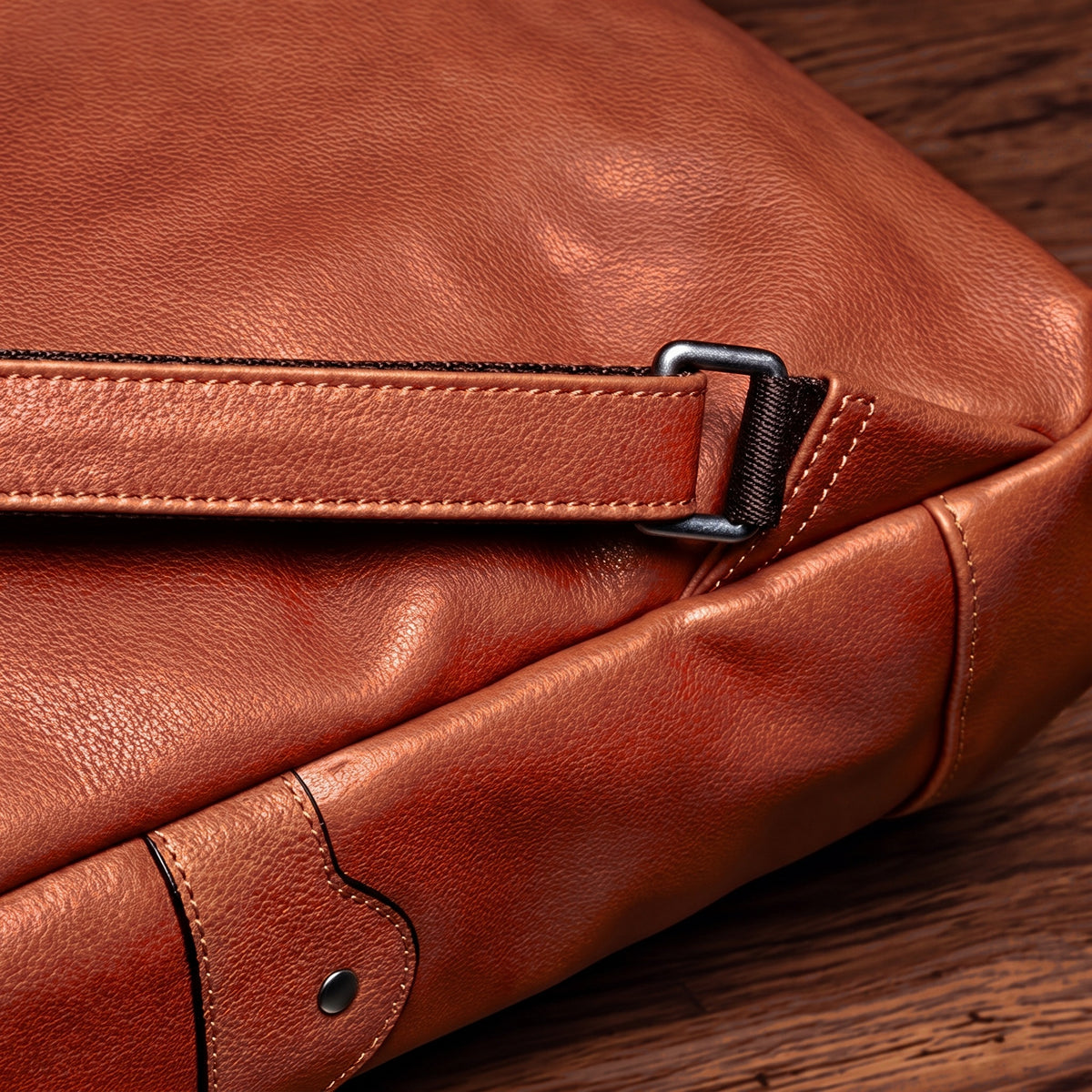 Men’s Leather Work Backpack – 15.6’’ Laptop Carry