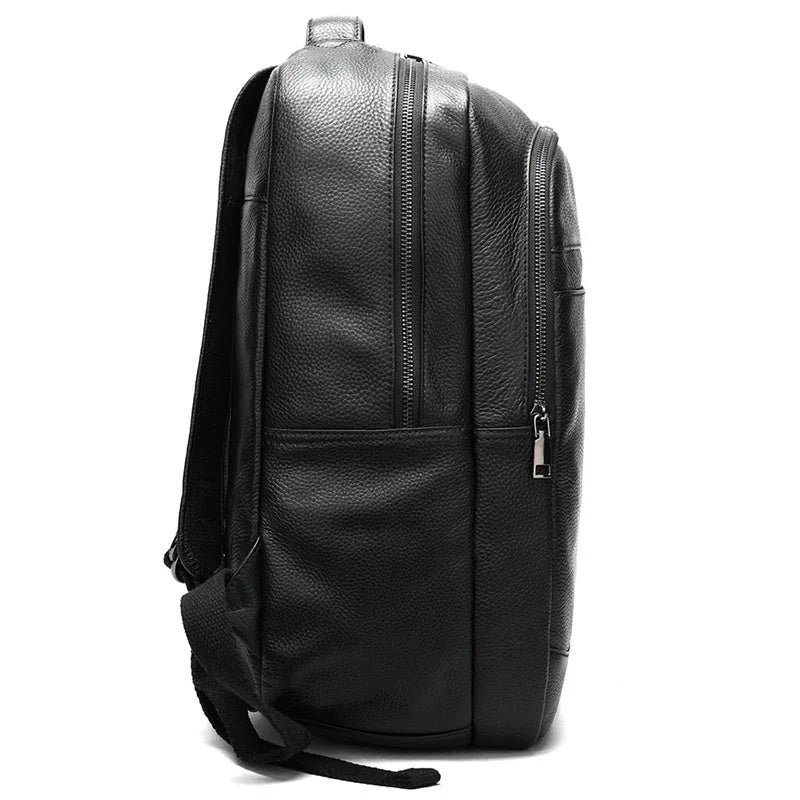 Men’s Leather Backpack - Top Handle Business Bag