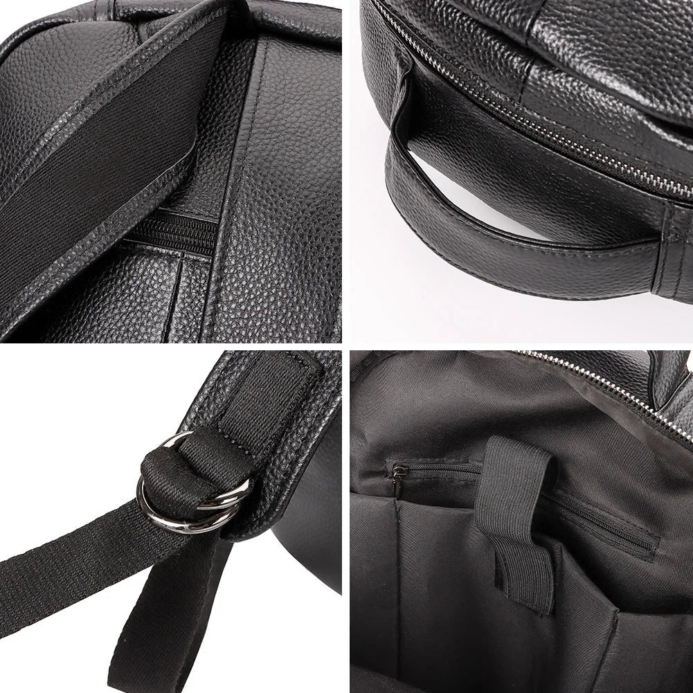 Men’s Leather Backpack - Top Handle Business Bag