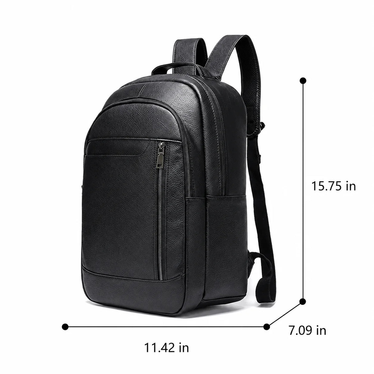 Men’s Leather Backpack - Top Handle Business Bag