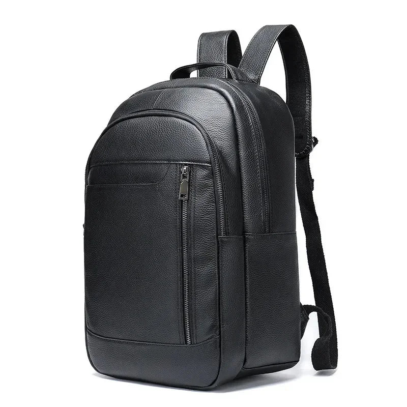 Men’s Leather Backpack - Top Handle Business Bag