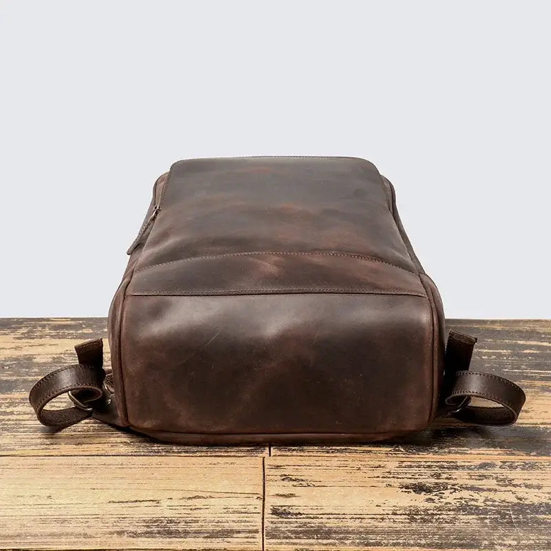 Men’s Leather Backpack – Vintage Crazy Horse 15.6’’ Laptop Bag