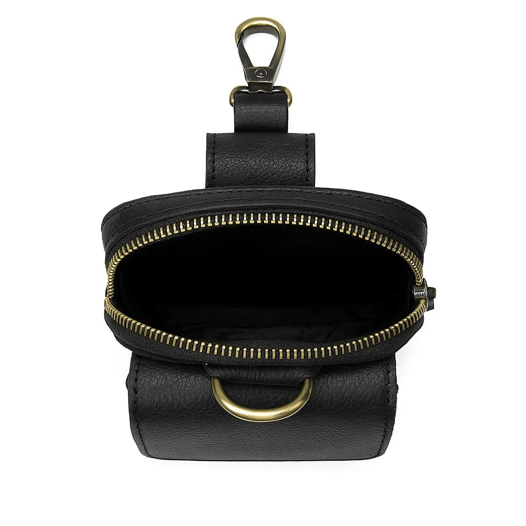 Men’s Leather Belt Pouch - Phone Holster with Belt Loop & Clip