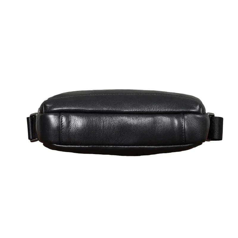 Men’s Leather Crossbody Bag - Compact Everyday Carry Bag