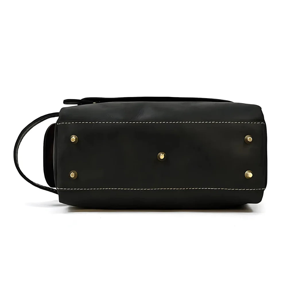 Men’s Leather Dopp Kit - Full-Grain Travel Toiletry Bag