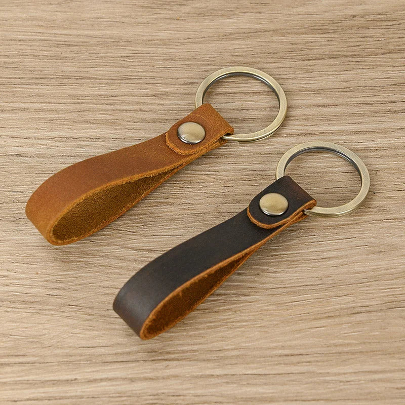 Men’s Leather Keychain - 3-Piece Set