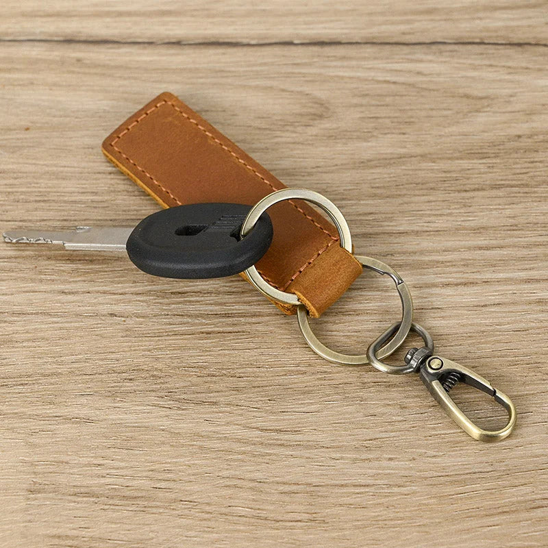 Men’s Leather Keychain - 3-Piece Set