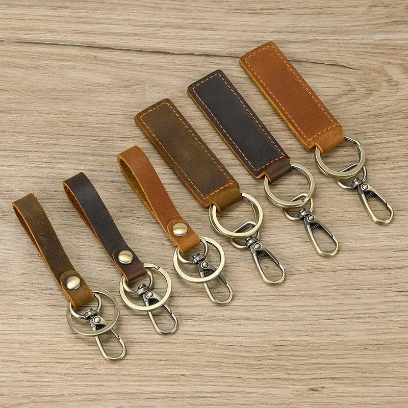 Men’s Leather Keychain - 3-Piece Set