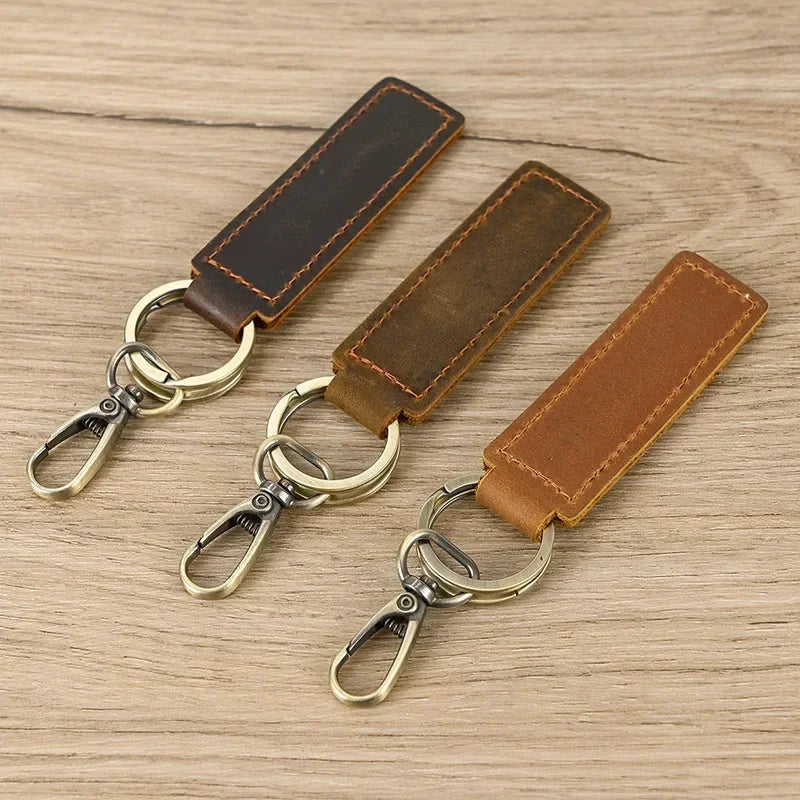 Men’s Leather Keychain - 3-Piece Set - Large