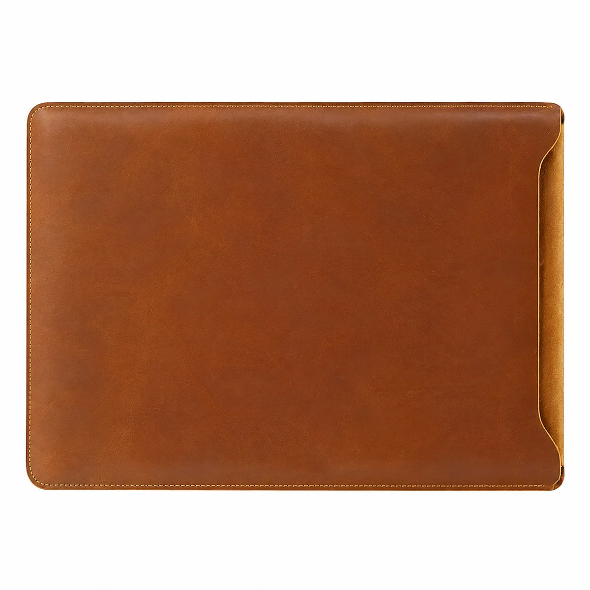 Men’s Leather Laptop Sleeve - 12-14 Inch Envelope Case
