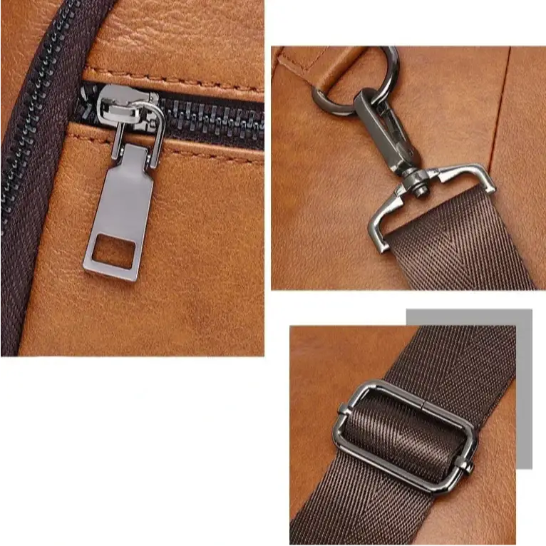 Men’s Leather Sling Bag – Compact Crossbody Everyday Carry