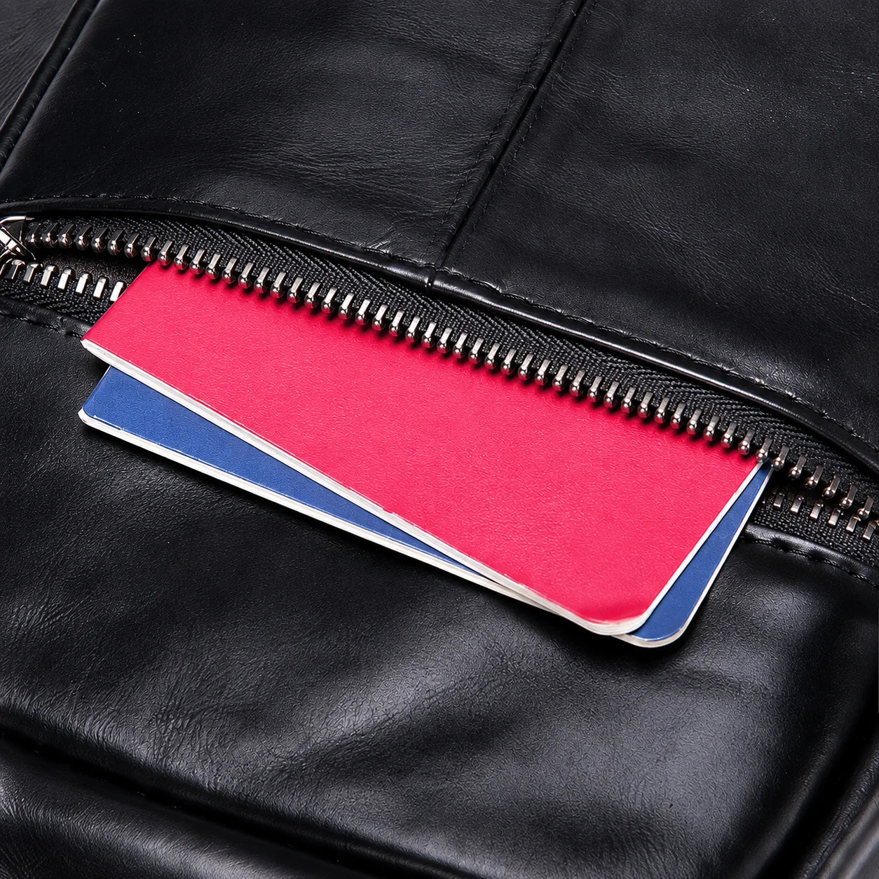 Men’s Leather Sling Bag - Tablet-Ready Chest Bag