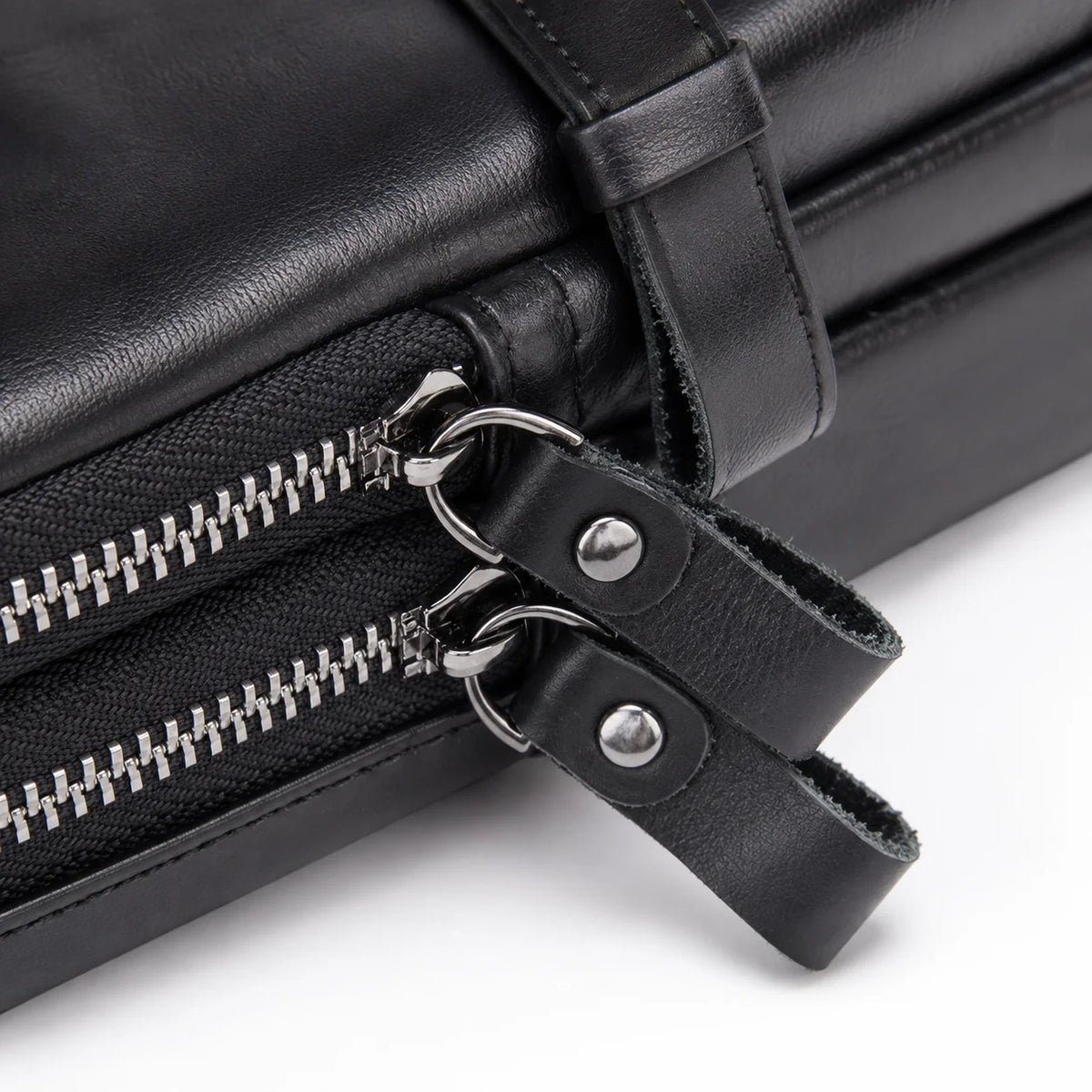 Men’s Leather Sling Bag - Tablet-Ready Chest Bag