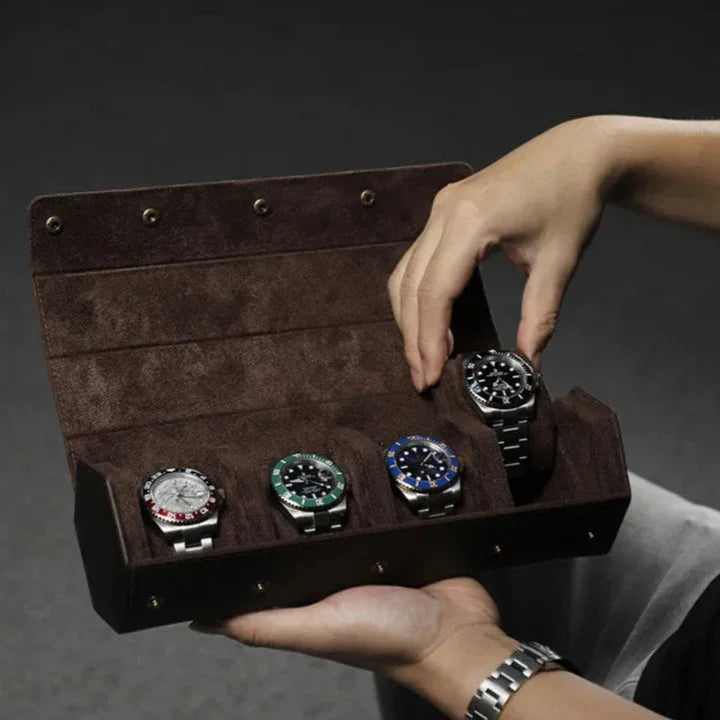 Men’s Leather Watch Box - Multi-Watch Storage Case