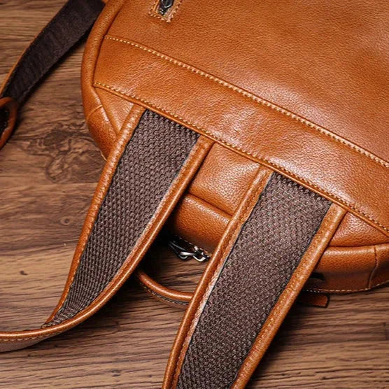 Men’s Leather Work Backpack – 15.6’’ Laptop Carry