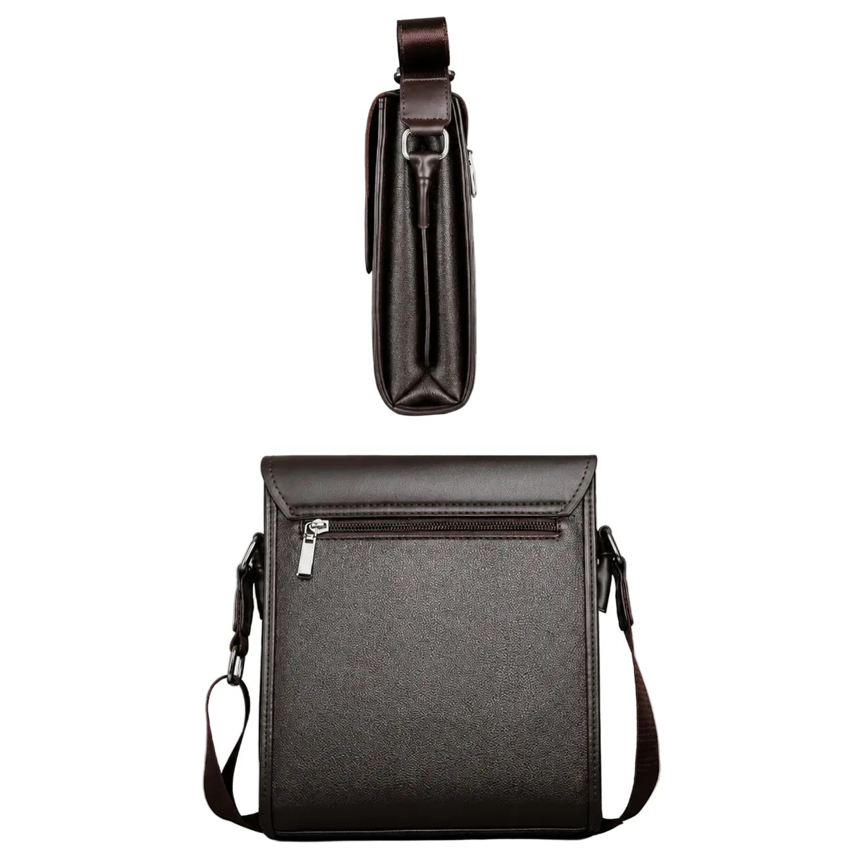 Men’s Messenger Bag - Vertical Organizer Design