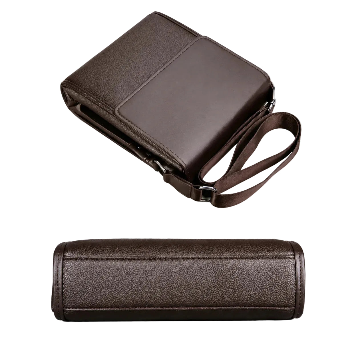 Men’s Messenger Bag - Vertical Organizer Design
