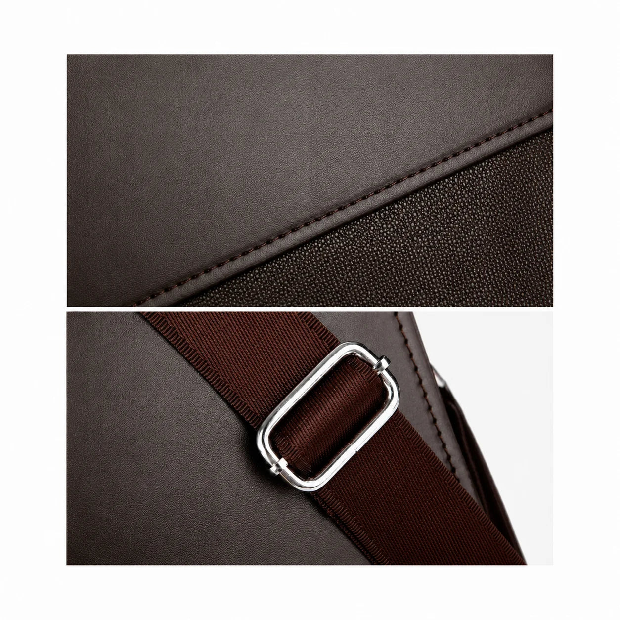 Men’s Messenger Bag - Vertical Organizer Design