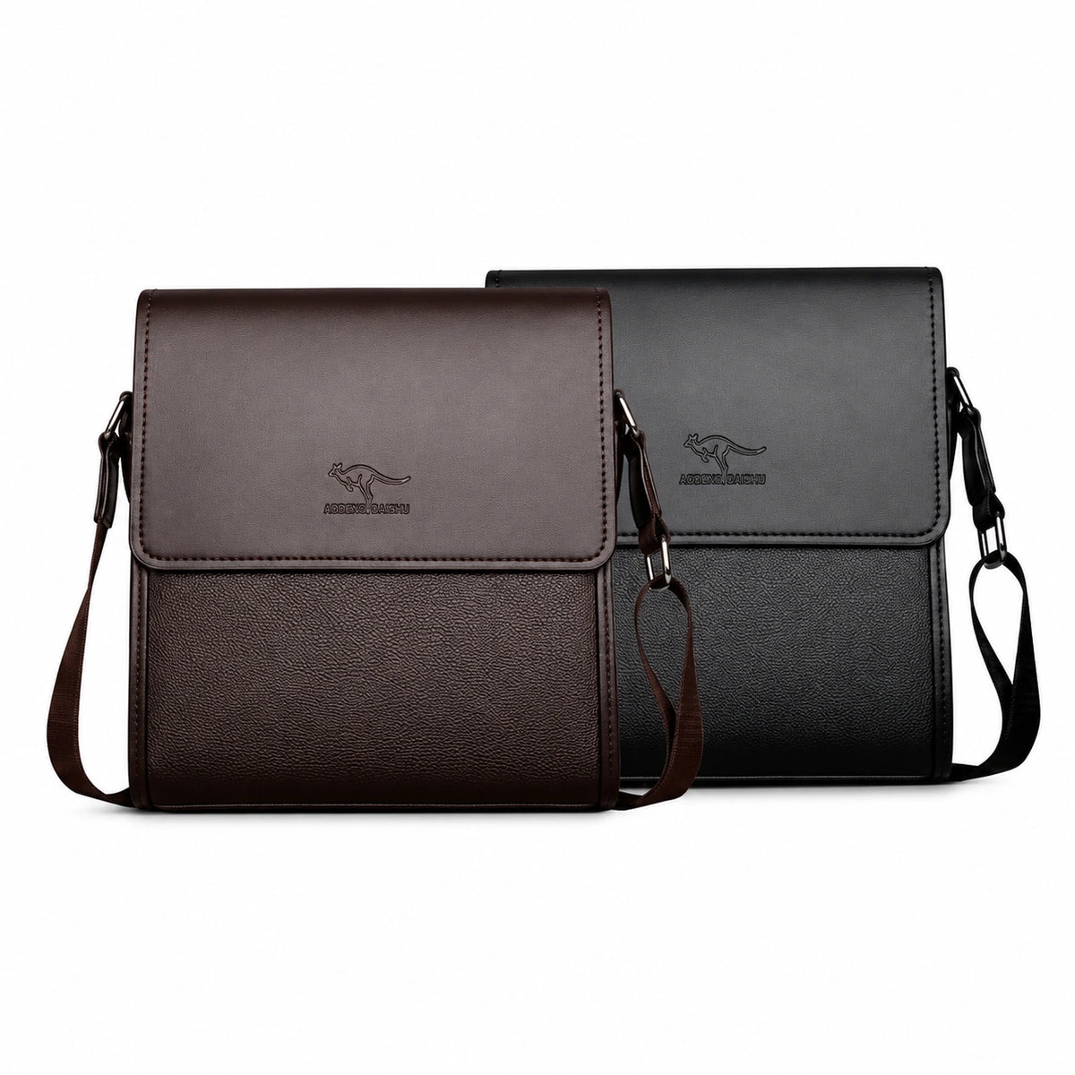Men’s Messenger Bag - Vertical Organizer Design