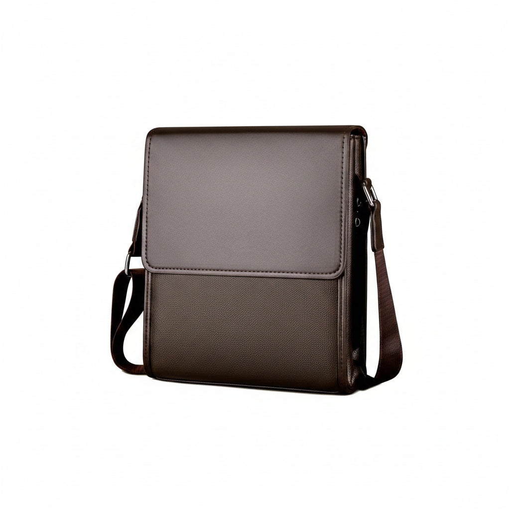 Men’s Messenger Bag - Vertical Organizer Design