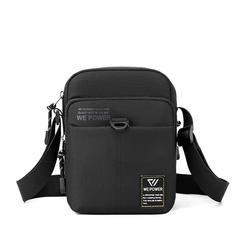 Men’s Nylon Sling Bag - Compact Crossbody Chest Bag