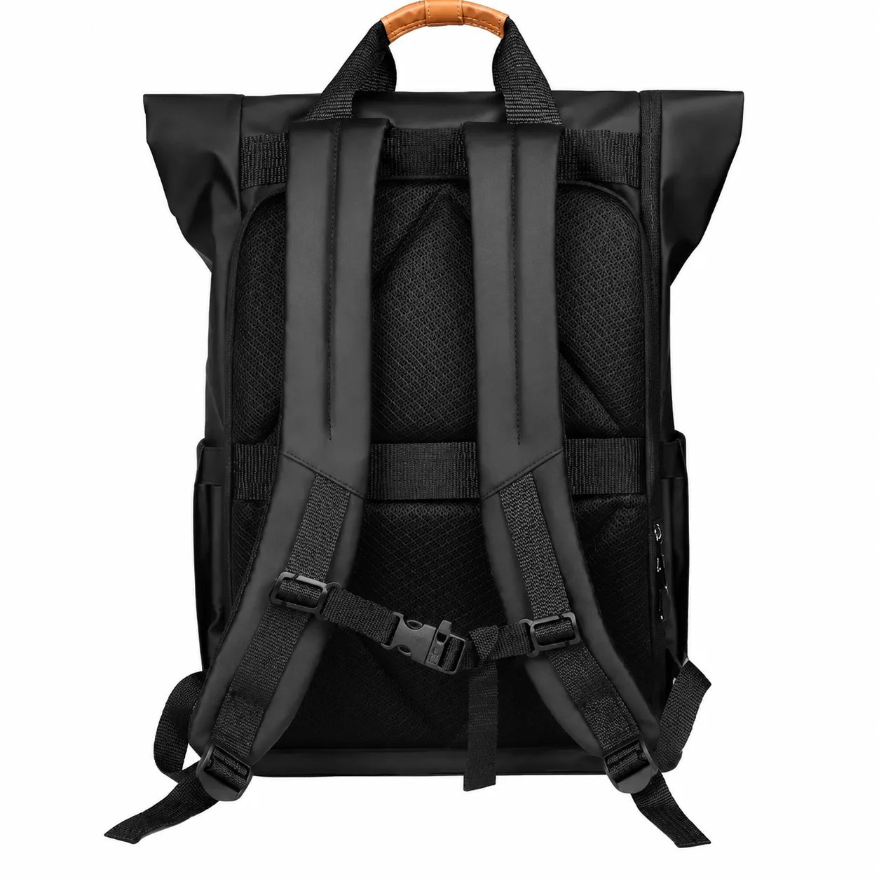 Men’s Roll-Top Backpack - USB Charging 15.6’’ Laptop Bag