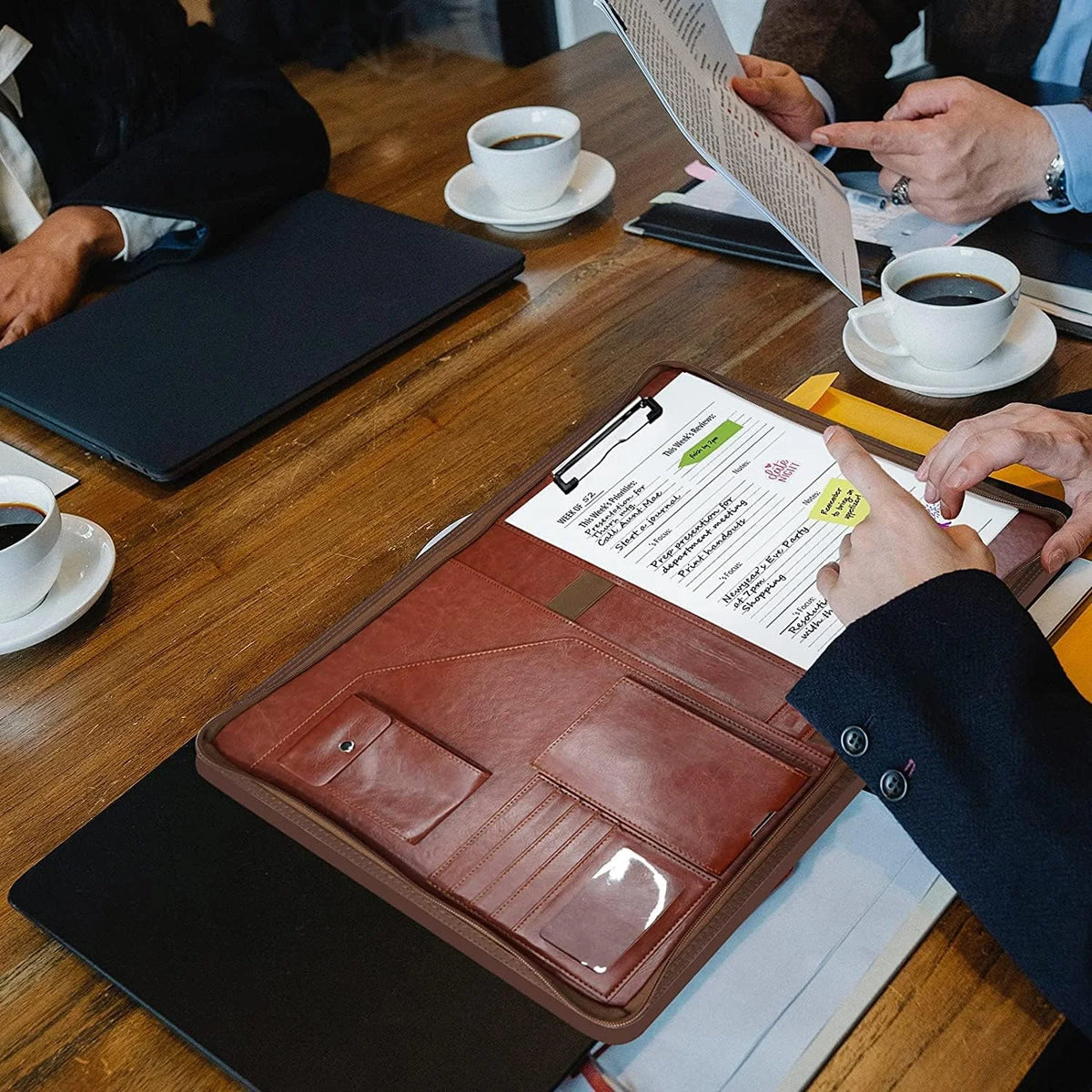 Men’s Padfolio - A4 Clipboard & Tablet Organizer
