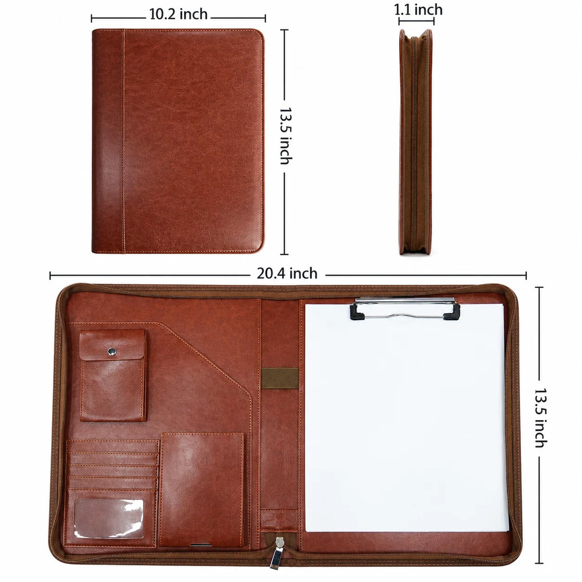 Men’s Padfolio - A4 Clipboard & Tablet Organizer