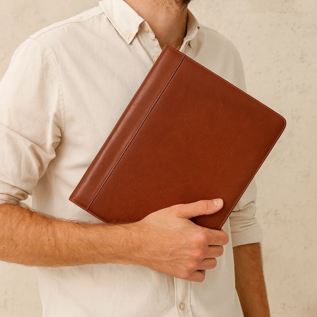 Men’s Padfolio - A4 Clipboard & Tablet Organizer