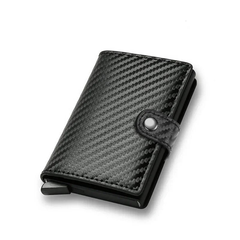 Men’s RFID Card Holder - Pop-Up Wallet with Cash Pocket