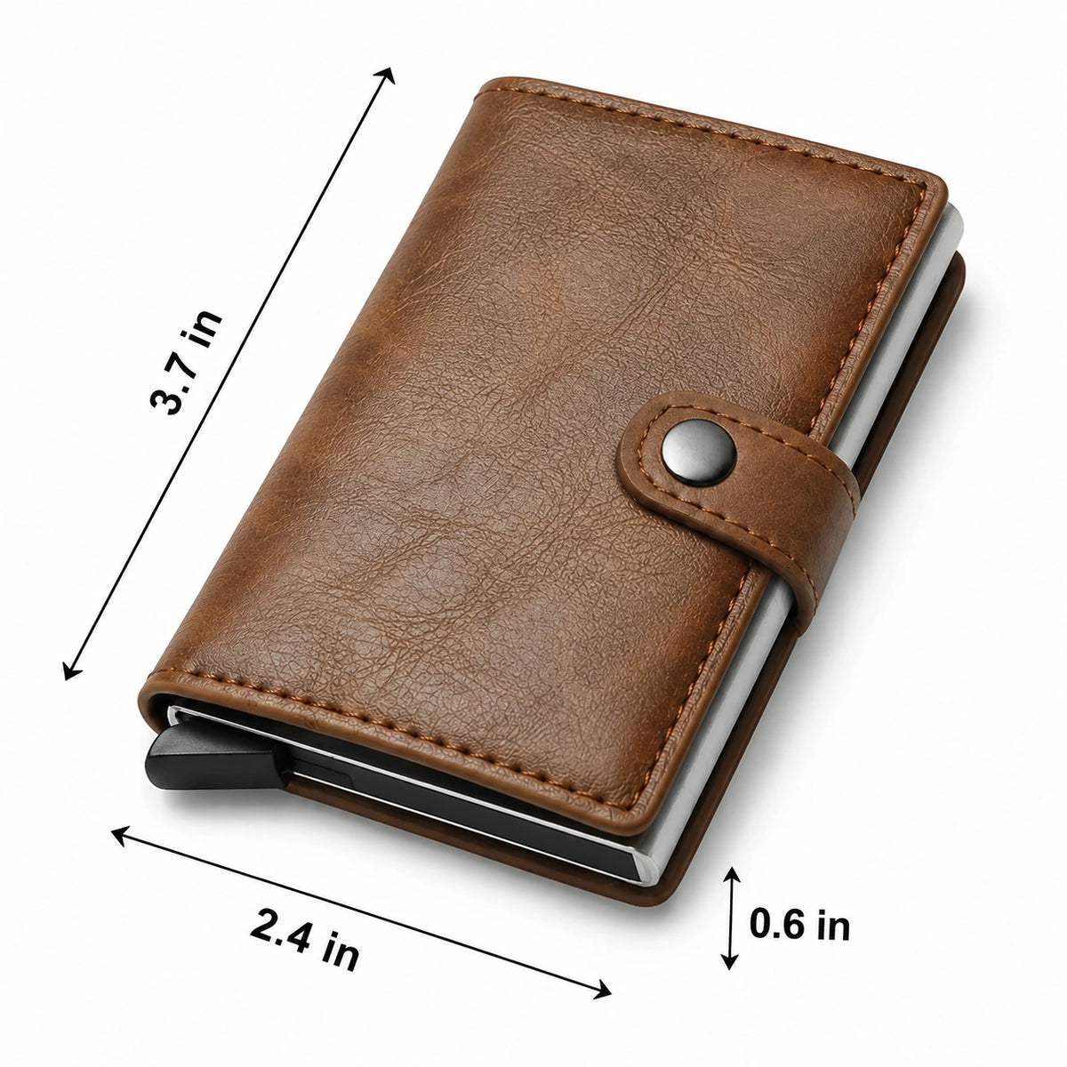 Men’s RFID Card Holder - Pop-Up Wallet with Cash Pocket