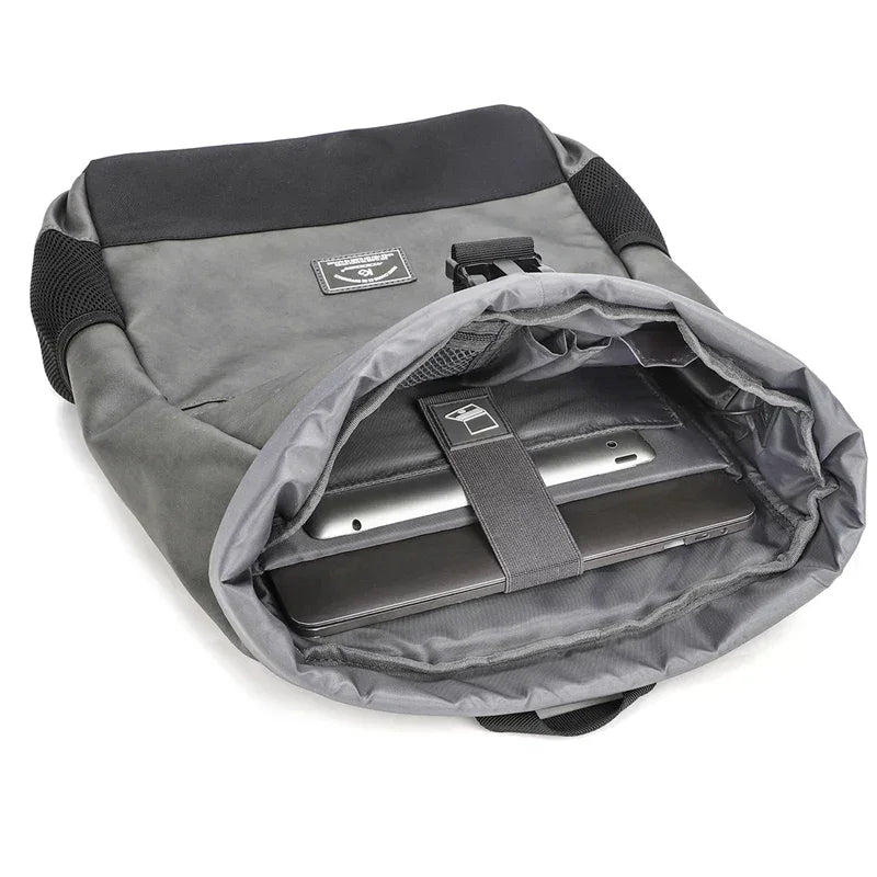 Men’s Roll Top Backpack – Water Resistant Urban Backpack for Everyday Carry