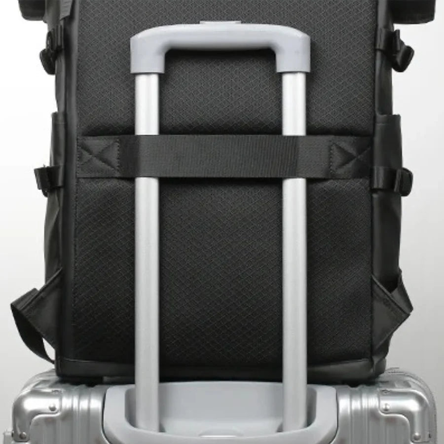 Men’s Roll Top Backpack – Waterproof Expandable Everyday Backpack