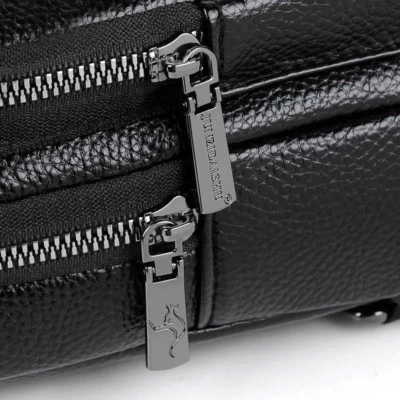 Men’s Sling Bag - 2-Pocket Crossbody Chest Bag