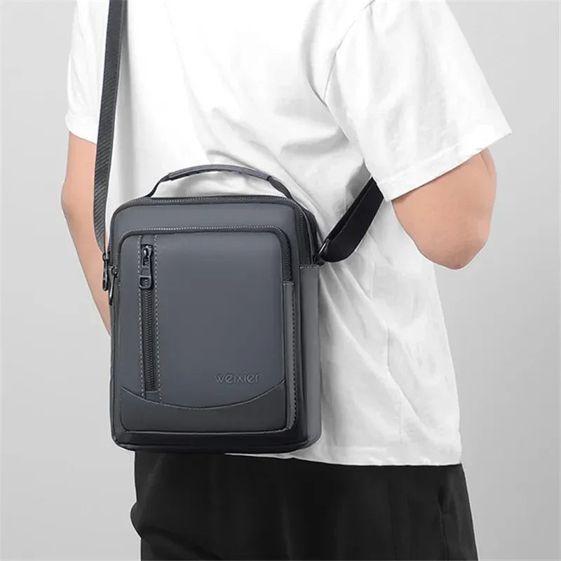 Men’s Small Crossbody Bag - Top Handle Design