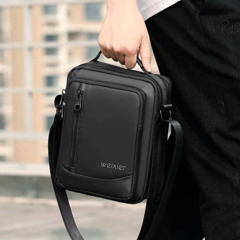 Men’s Small Crossbody Bag - Top Handle Design